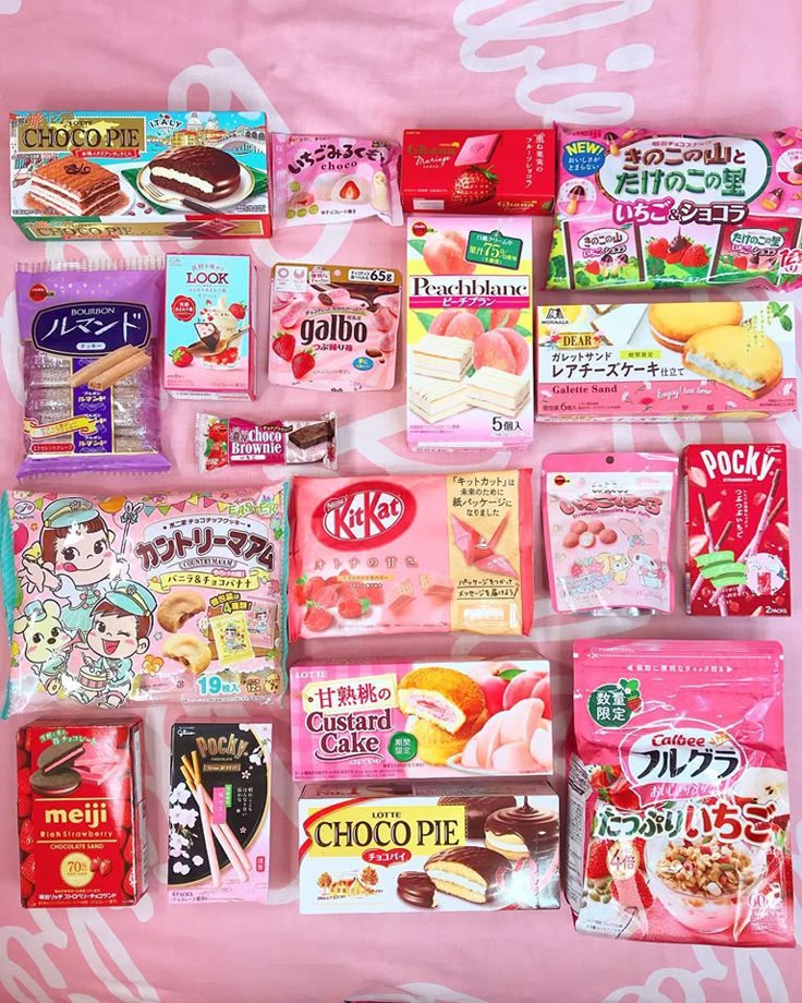 Japanische Süßigkeiten — Pocky, KitKat, Choco Pie und mehr
